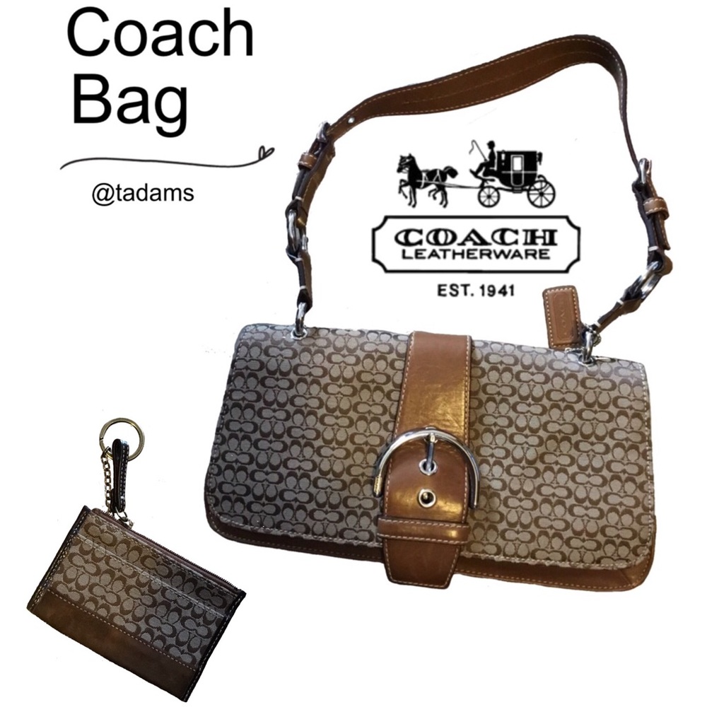 Coach Bag & Card Holder/Keychain